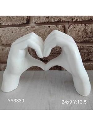 Yoyomold Kalp Yapan Eller Biblo Silikon Kalıbı