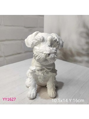 Yoyomold Sakallı Köpek Biblo Silikon Kalıp