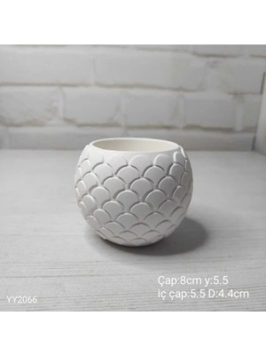 Yoyomold YY2066 Balık Pullu Saksı Silikon Kalıp