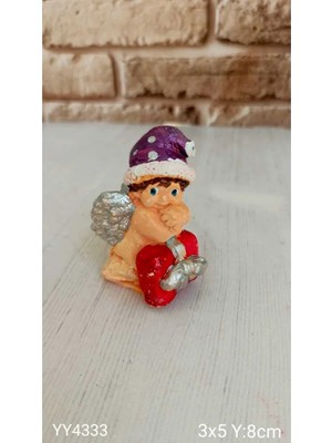 Yoyomold YY4333 Şapkalı Yılbaşı Meleği Biblo Silikon Kalıp