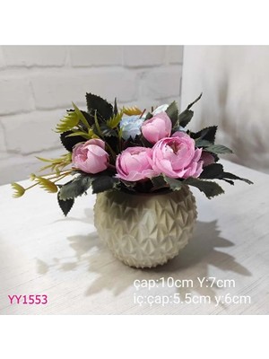 Yoyomold Piramit Desenli Saksı Silikon Kalıp