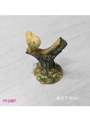 Yoyomold YY1087-AĞAÇ Üzerinde Kuş Silikon Kalıp
