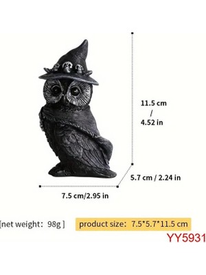 Yoyomold YY5931 Gotik Baykuş Heykeli Biblo Silikon Kalıp