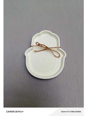 Yoyomold Fatma Anaeli Beyaz Sunumluk-Tasarım Biblo