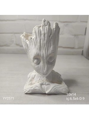 Yoyomold YY2571 Groot Saksı 10X14CM Silikon Kalıp