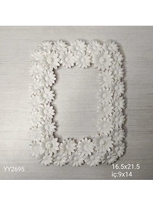 Yoyomold YY2695 Papatya Çerçeve 21,5cm Silikon Kalıp