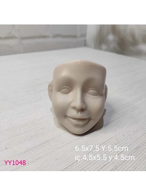 Yoyomold YY1048-YÜZ Saksı Küçük Silikon Kalıp