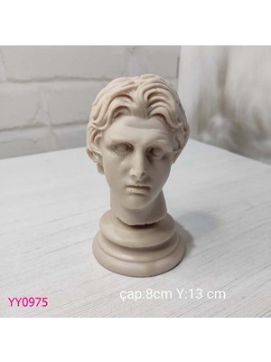 YOYOMOLD YY0975 Büyük İskender Büst Silikon Kalıp