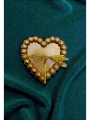 Yoyomold Bubble Kalp Gold Takı Tabağı-Sunumluk-Tasarım Biblo