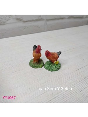 Yoyomold YY1067-İKILI Tavuk Civcivli Silikon Kalıp