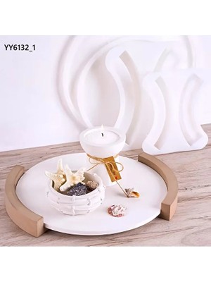 Yoyomold Özel Tasarım Sunumluk Tepsi Silikon Kalıp