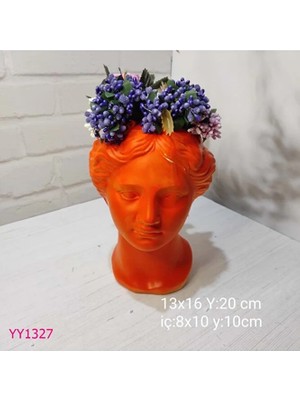 Yoyomold Antik Büst Saksı Silikon Kalıp