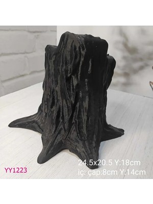 Yoyomold YY1223-KÜTÜK Ağaç Saksı Silikon Kalıp