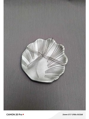 Yoyomold Midye Takı Tabağı Gümüş Takı Tabağı-Sunumluk-Tasarım Biblo