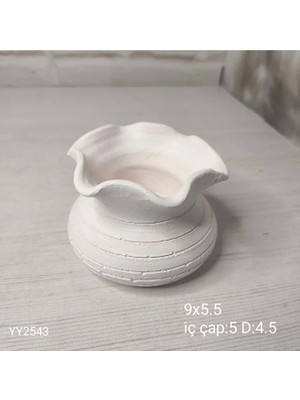 Yoyomold YY2543 Seramik Büzgülü Torba Saksı Silikon Kalıp
