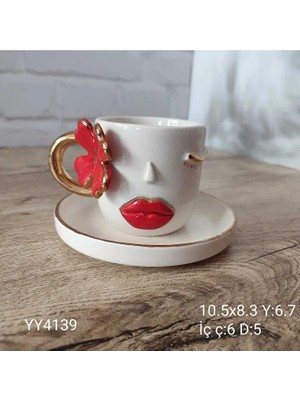 Yoyomold YY4139 Dudaklı Kadın Mumluk Kenarı &ccedil;i&ccedil;ekli
