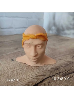 Yoyomold YY4210 Siyahi Bantajlı Erkek Temalı Silikon Kalıp