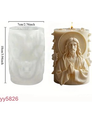 Yoyomold Isa Figürlü Silindir Silikon Kalıp