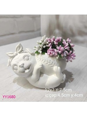 Yoyomold Beyzbol Topu Tutan Yatan Köpek Silikon Kalıp