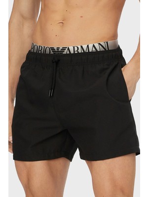 Emporio Armani Logolu Mayo Short Erkek Deniz Şortu EM000687 AF20432 UC001