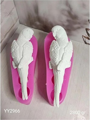 Yoyomold YY2966 Papağan Karşılıklı Bakışan Ikili Takım, YY2457, Silikon Kalip Tüm Modeller