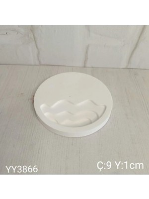 Yoyomold YY3866 - Dalgali Yuvarlak Takilik Küçük - Silikon Kalip, YY3866, Silikon Kalip Tüm Modeller