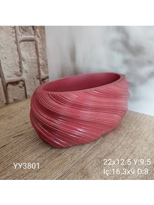 Yoyomold YY3801 - Enine Uzun Saksi - Silikon Kalip, YY3801, Silikon Kalip Tüm Modeller