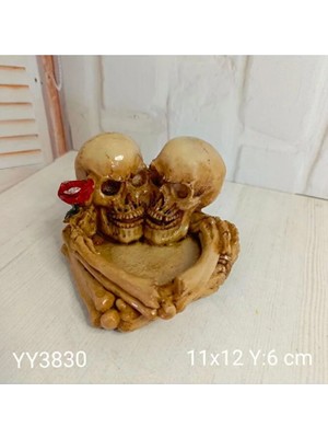 Yoyomold YY3830 - Iskelet Sevgili Küllük - Silikon Kalip, YY3830, Silikon Kalip Tüm Modeller