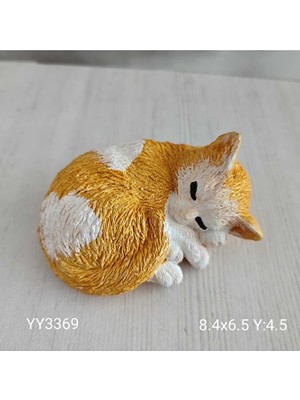 Yoyomold YY3369-UYUYAN Kedi Biblo Silikon Kalıp