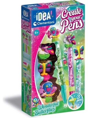 Renklime 18873 Idea Clemetoni - Kalem Tasarım Seti - Kelebekler