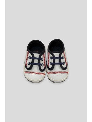 GB Baby Bg Store Renkli Patik Erkek Bebek İçin Nefes Alabilir Kumaş ve Kaymaz Taban