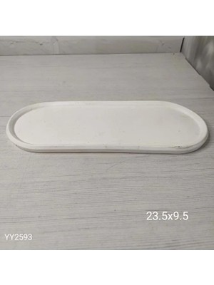 Yoyomold YY2593 Oval Sunumluk 23.5x9.5cm Silikon Kalıp