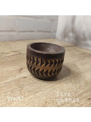 Yoyomold YY3097 Sukulent Saksı Sağa Sola Oklu Silikon Kalıp