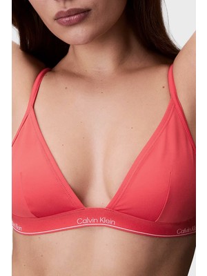 Calvin Klein Logolu Üçgen Bikini Üst LV00Q61208XKP Bayan Bikini Üstü LV00Q61208 Xkp