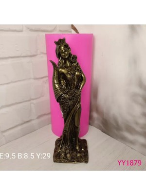 Yoyomold YY1879-BOROZANLI Kadın Biblo Silikon Kalıp