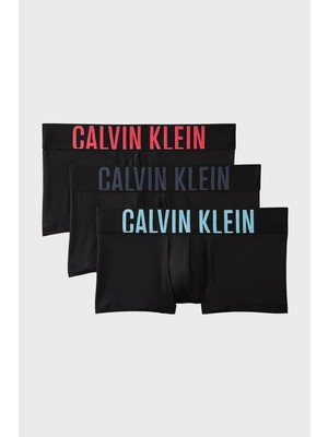 Calvin Klein Mikrofiber Logolu 3 Pack Boxer 000NB3611A4W8 Erkek Boxer 000NB3611A 4W8