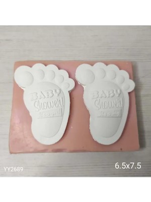 Yoyomold YY2689 Bebek Ayak Baby Shower Yazan Silikon Kalıp
