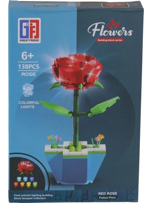 Renklime 123-769-770 Kutulu Çiçek Blokları 8li