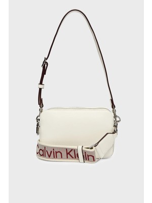 Calvin Klein Logolu Çıkarılabilir Askılı Çanta LV04F3165G4LX Bayan Çanta LV04F3165G 4lx