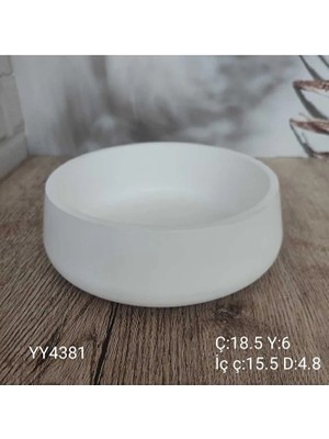Yoyomold YY4381 Oval Kase Saksı ve Mum Çanağı Silikon Kalıp
