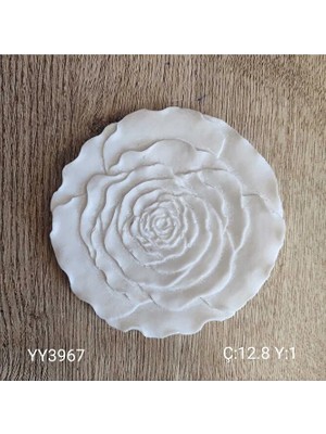 Yoyomold YY3967 Gül Duvar Süsü Silikon Kalıp