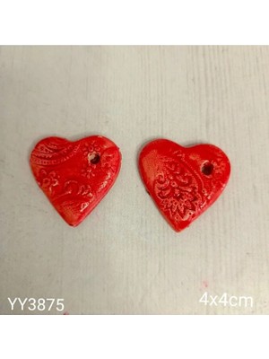 Yoyomold YY387 - 2li Kalp Duvar Süsü - Silikon Kalıp