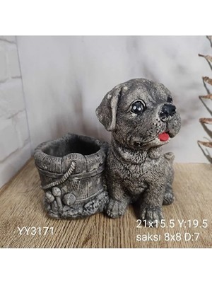 Yoyomold YY3171 Kovalı Köpek Saksı Silikon Kalıp