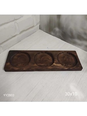 Yoyomold YY2803 Dikdörtgen 3lü Saksı Altlığı 30X10 Silikon Kalıp