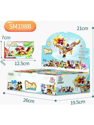 Renklime SM198B LEGO Hayvanlar 12 In 1