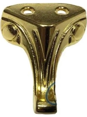 Marsilyan Moda Ahşap Sandık Ayağı, Kutu Ayak 3,5 cm - Sarı, 50 Adet