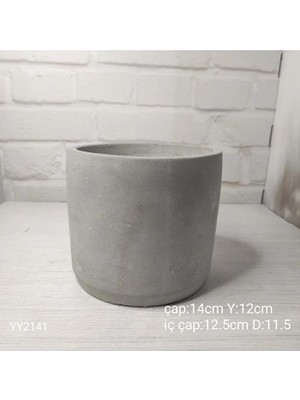 Yoyomold YY2141 Silindir Saksı 12 cm Silikon Kalıp