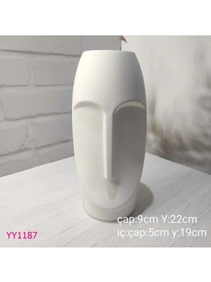 Yoyomold Adler Uzun Yüz Vazo Silikon Kalıp: Şık ve Modern Hediye SEÇENEĞI!,YY1187,HEYKEL Tasarımlı Vazolar