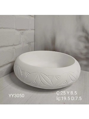Yoyomold YY3050 Çanak Vazo 25CM Silikon Kalıp