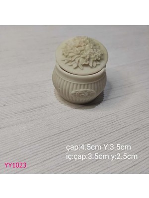 Yoyomold YY1023-TAKI Kutusu Kapaklı Tomurcuk Çiçekli Silikon Kalıp